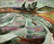 Edvard Munch The Wave painting